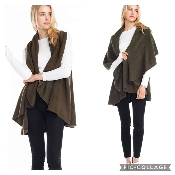 🎅🏻 3/$50 Look by M the Convertible Shawl Vest - Picture 2 of 16